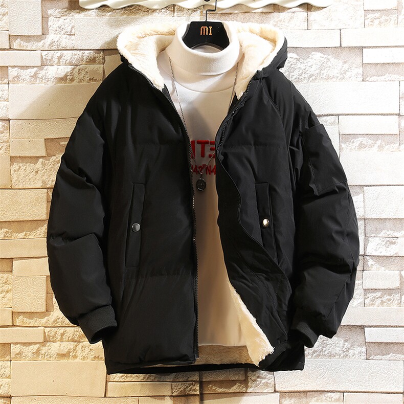 加厚加绒连帽衣男大码服男面包服男砖墙MY16241-P100,男装棉衣,电商A040A