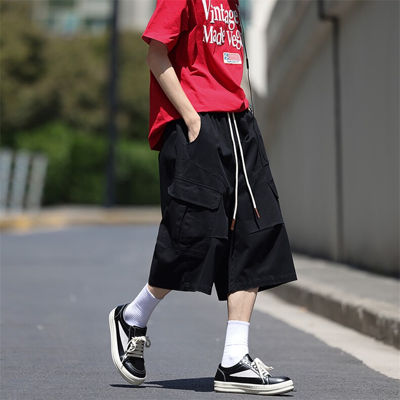 夏季工装短裤男ins潮牌休闲百搭潮流痞帅五分裤D0508-P60,男装牛仔裤,星座308B-2