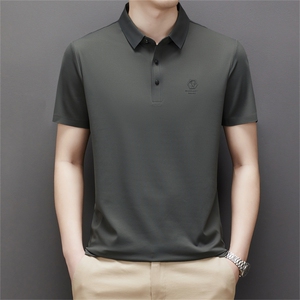 DA9930锦氨无痕精品男士翻领短袖T恤主推长期款大货P65图片