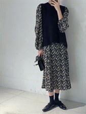 碎花裙两件套，其它，驿谷