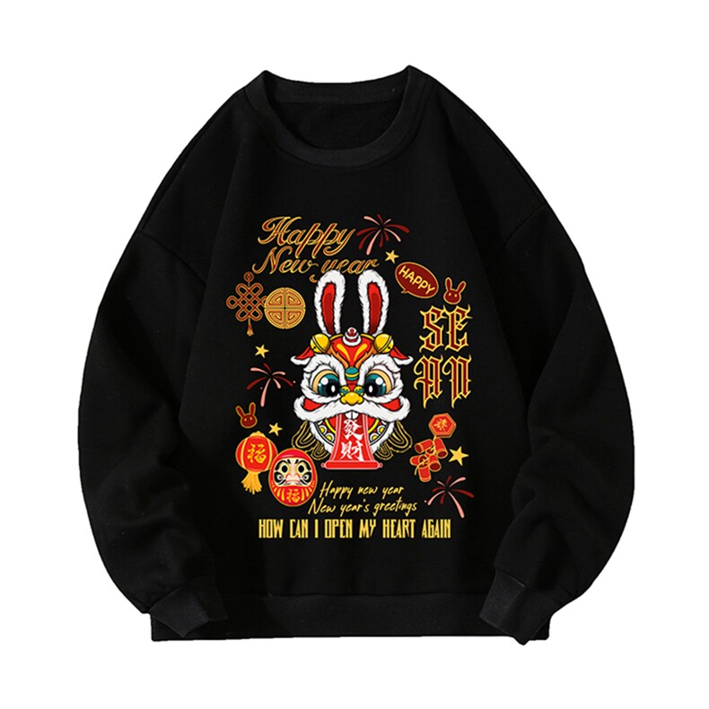 春季圆领卫衣男大码韩版宽松长袖卫衣白底S6299-P28,男装卫衣,电商A040A