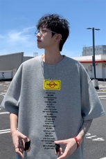 量大优！供视频！港风华夫格短袖T恤半袖男HT220-特P18，男装T恤，电商B367