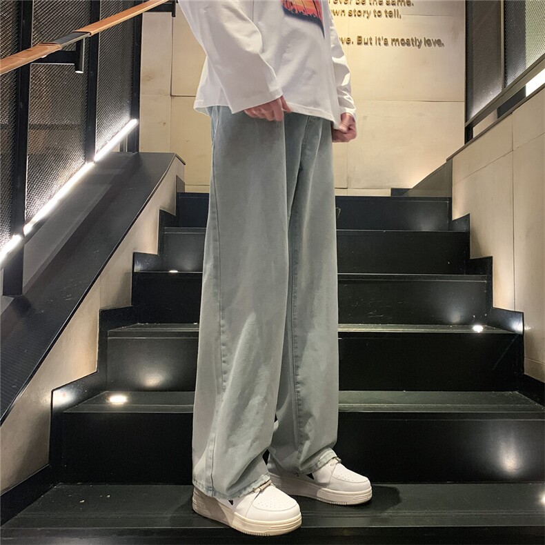 k1013-p50-控68M-5XL美式高阶黄泥拉链宽松大码牛仔裤cityboy,男装牛仔裤,星座116