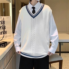 男学院风毛背心马甲X014P38，男装背心/马甲，星座1116-2