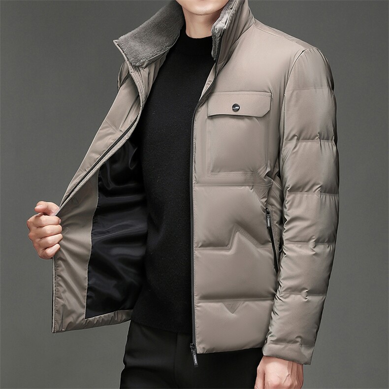 CK78190钱塘2020-2冬季厚款新款时尚休闲百搭中年男士羽绒服P195,男装羽绒服,钱塘207-2