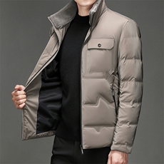 CK78190钱塘2020-2冬季厚款新款时尚休闲百搭中年男士羽绒服P195，男装羽绒服，钱塘207-2