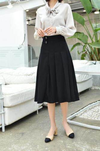 百褶裙，女装，哈真