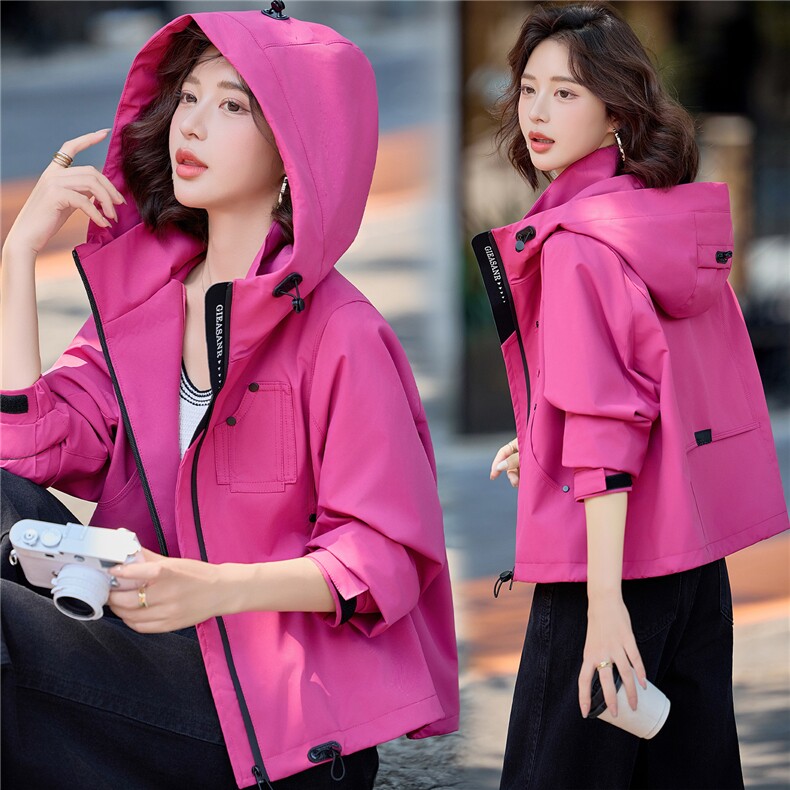 现货2025年秋季新款时尚百搭外套年轻韩版个性短外套，女装短外套，悦祺