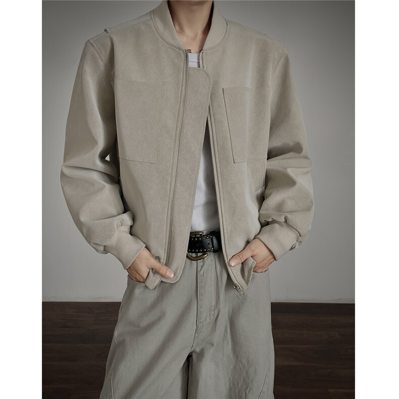 2026春季新款重磅扎染皮衣棒球服外套JKK901-特批85控148,男装皮衣,电商A072