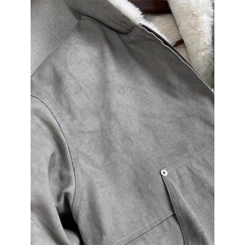 【有货】大理石座山雕外套仿水貂毛加绒加厚帆布棉服MY266特P138,男装棉衣,星座908-1