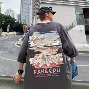 提供视频买家秀 220克重磅短袖t恤得物直播有280克品质 T211 特18图片