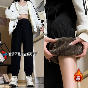 主推差价大~灯芯绒保暖百搭潮流长裤休闲加绒 D2280-TP4068图片