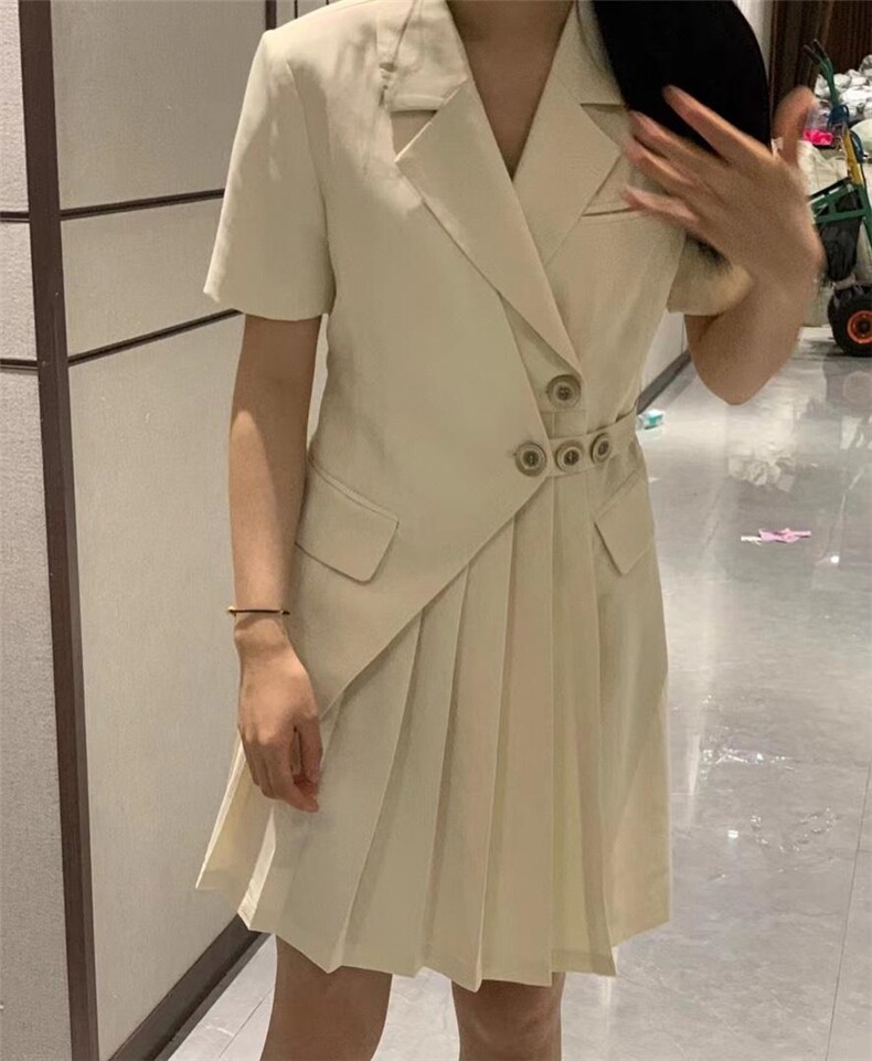 2023夏装新品西装连衣裙,女装西装,小车家(5F)