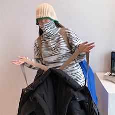 连帽轻薄潮牌日系短款外套修身学生白鸭绒羽绒服印花背带，男装羽绒服，星座301D-5(原星座1415）