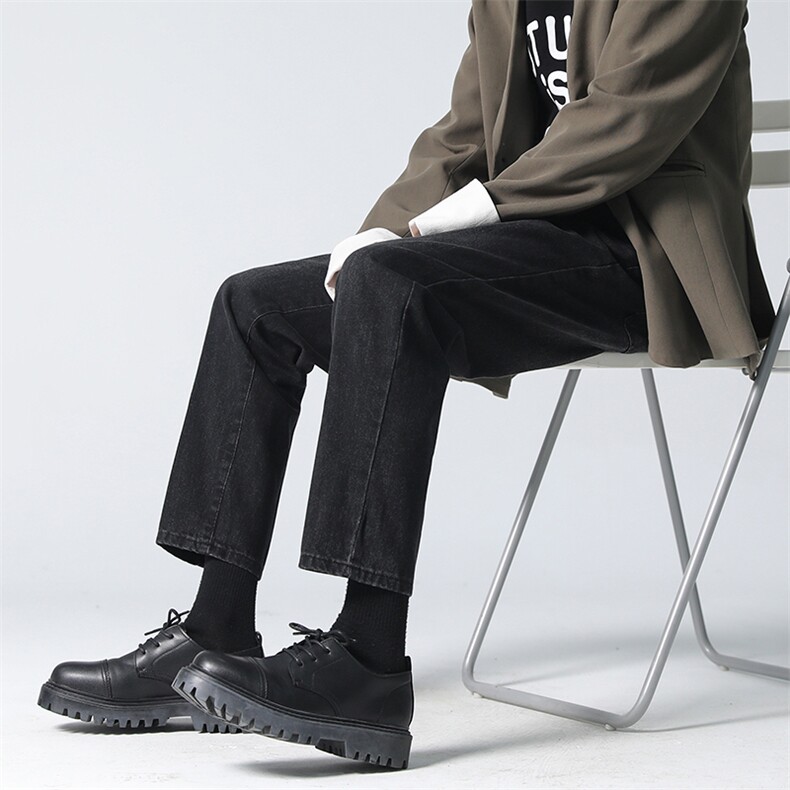 现货直播品质牛仔小直脚B342-NK731-P55控68,男装牛仔裤,电商B342