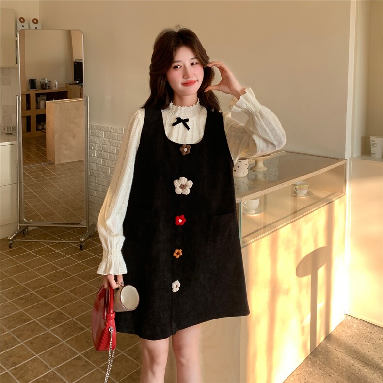 新款，蕾丝内搭+背心裙2C093-6694-P175-K288,女装套装/套裙,2C093