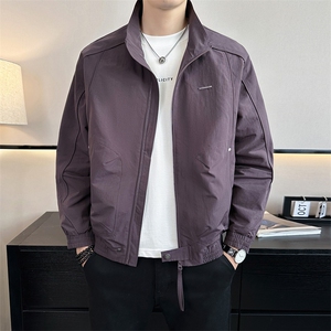 2026店主风春季立领休闲简约时尚潮流棒球服夹克外套男969-P90图片