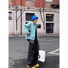 cleanfit工装夹克男高质量潮牌美式复古底特律外套翻领JK1167-P88，男装夹克，星座1103-3