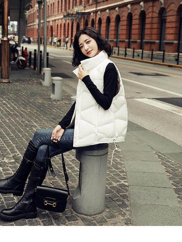 羽绒马甲，女装马甲，美惠百合