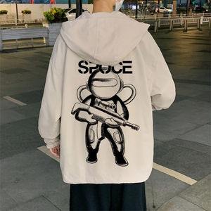 ！港风风衣男短款长袖夹克男休闲外套男上衣男DJK305-P45图片