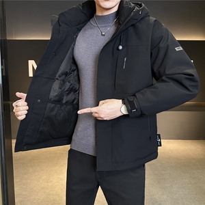 新标连帽轻奢羽绒服现货高品质情侣保暖外套数据款Y11801-P248图片