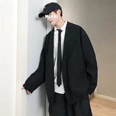 秋季宽松小西装男雅痞情侣休闲西服男装外套A071-X01-P80，男装西服，电商A071