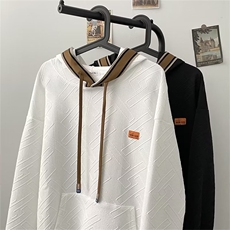 宽松型ins新款日系潮休闲男潮流文艺卫衣印花简约上衣W7204-P40，男装卫衣，星座512-2