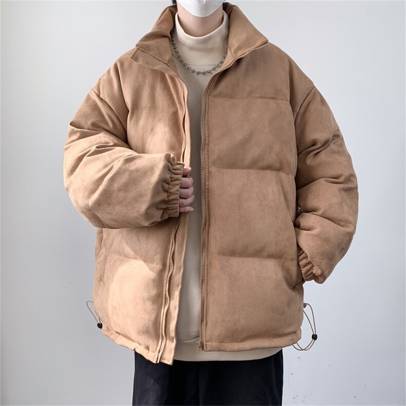 电商DSA028-KBMYC冬季新款麂皮绒立领棉衣男,男装棉衣,电商A028