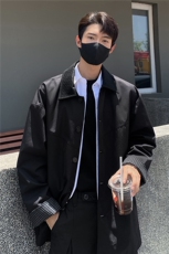 春季新款短款风衣精致韩风拼接大衣外套GS60020，男装风衣，星座1206（原A206）