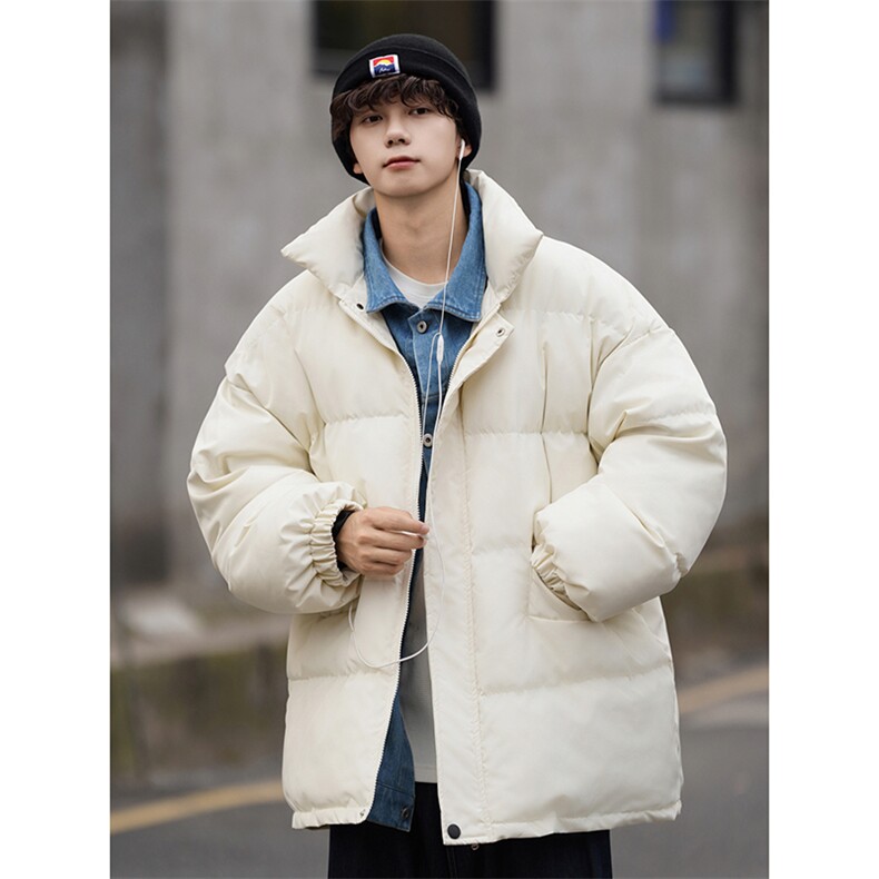 现货一万 抖音直播大 牛仔假两件大码棉衣情侣棉服 8218 P118图片
