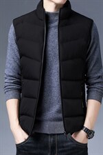 Z3381男式2021新款立领棉服背心无袖加厚马甲P67，男装棉衣，电商B360