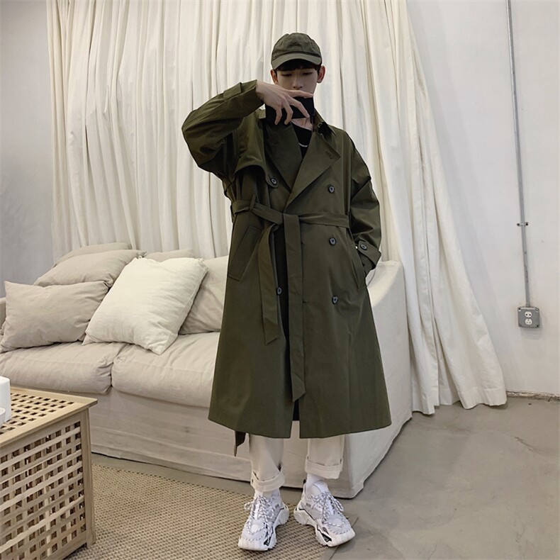 【2025秋冬】韩版风衣中长款休闲风衣男，男装风衣，星座112A