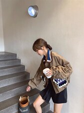 新的元素，短款风衣穿出俏皮的感觉？，女装风衣，约她