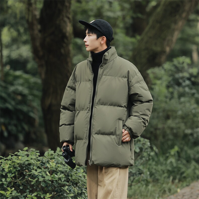 9976-P60冬季宽松情侣棉衣面包服（八个色）深度库存,男装棉衣,星座109