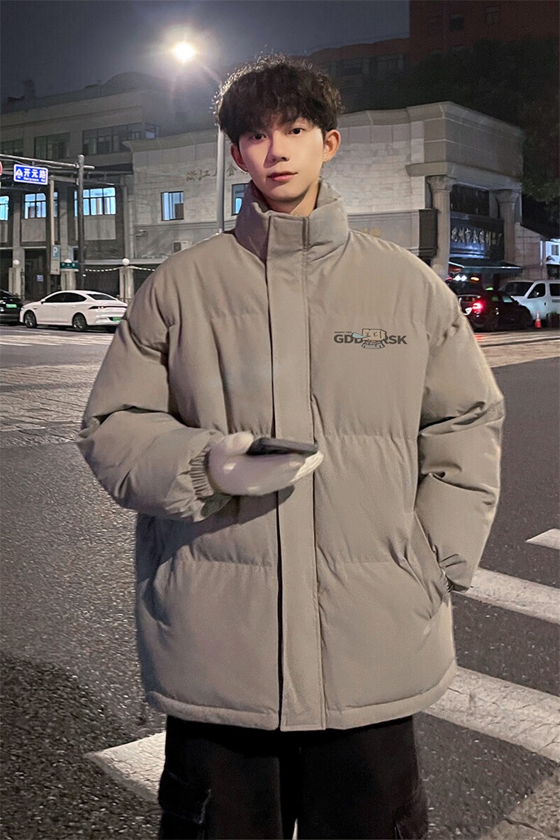 外景冬季重磅加厚面包服男宽松保暖棉衣时尚立领外套MF00434/P90,男装棉衣,电商B316
