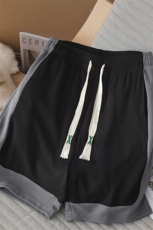 夏季新款现货主推大码港风情侣冰丝背心五分裤休闲运动套装S03P48，男装休闲套装，电商B226