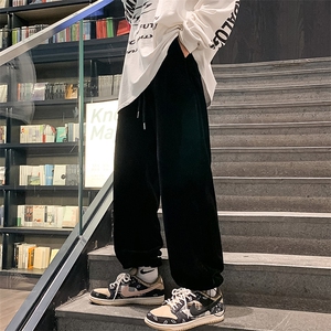 2024秋季新品男士金丝绒加绒加厚百搭休闲裤长裤束脚卫裤 K23-P45图片