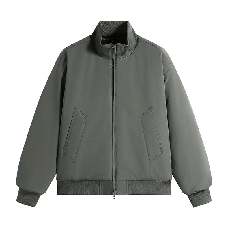 冬季美式高街立领棒球棉服飞行夹克棉衣短款外套男MY1030-P65图片