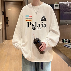 抖音得物供货量大从优可提供视频美式长袖T恤CT801特P25，男装T恤，电商A486-1