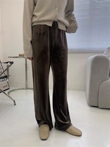 〖现货〗 秋冬新款 丝绒裤图片