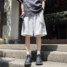 夏季潮牌潮流运动短裤男美式复古嘻哈休闲五分裤现货K7885-P24，男装牛仔裤，星座512-3