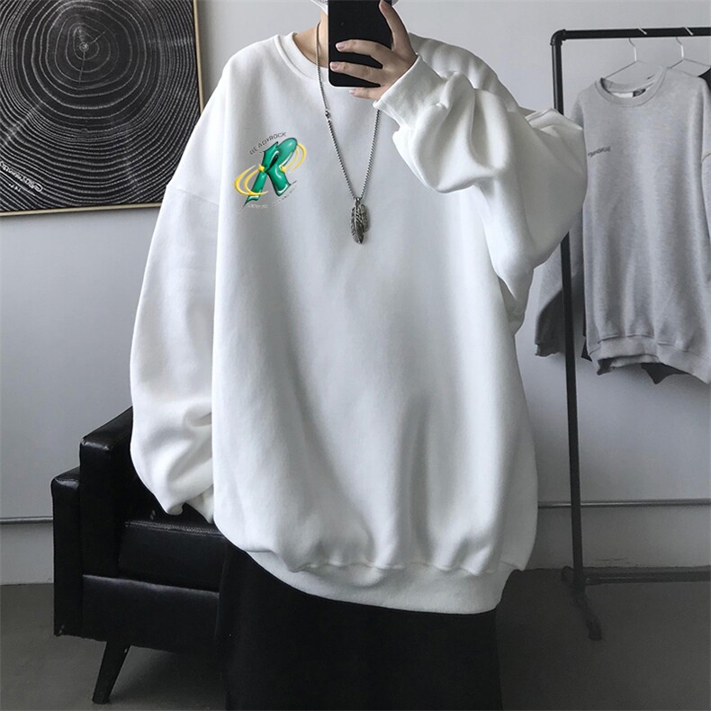 WR情侣印花圆领秋冬卫衣常规P28加绒P38S-5XL支持定制,男装卫衣,星座115A-3