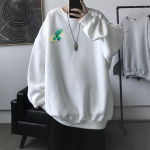WR 情侣印花圆领秋冬卫衣 常规P28 加绒P38 S-5XL 支持定制图片
