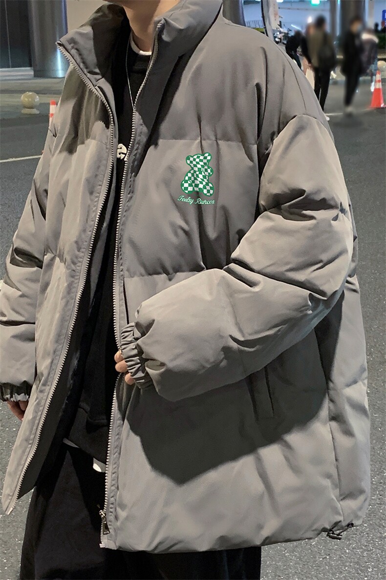秋冬新款韩版加厚保暖立领宽松棉服外套男MY62023P115控138,男装棉衣,电商A268A
