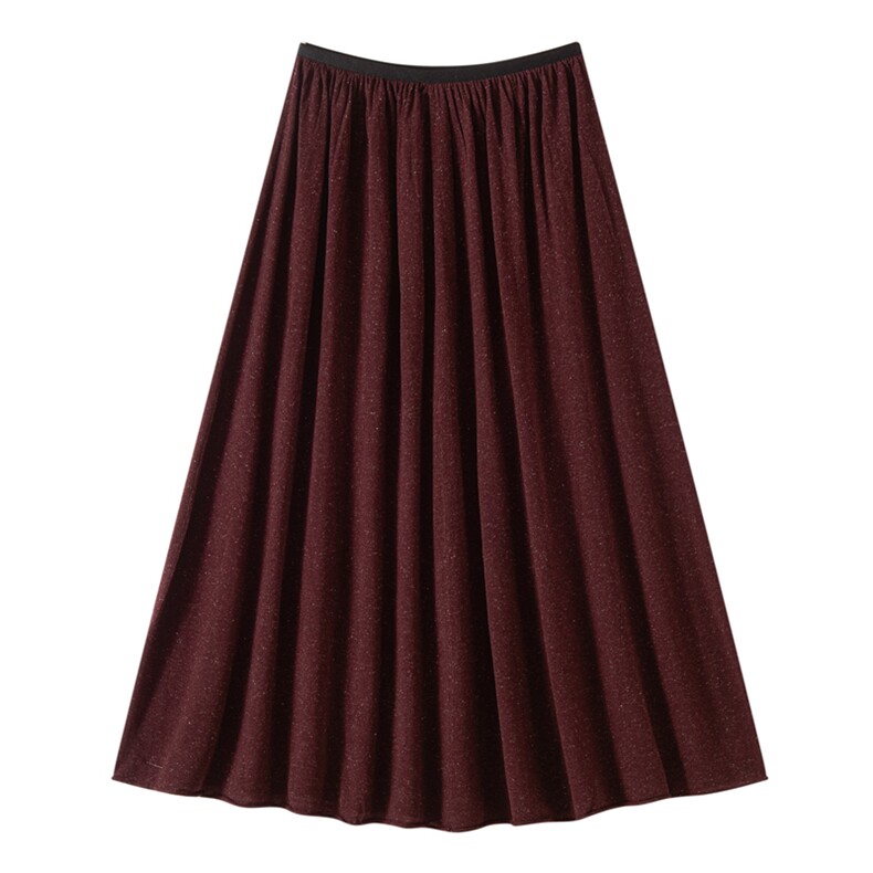 2026年秋季百搭中长款休闲百褶裙，女装半身裙，东远绒业