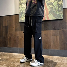 日系高街多口袋休闲运动裤秋季薄款潮牌直筒工装裤男款K7341-P38，男装休闲裤，星座512-3
