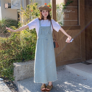 韩系减龄背带裙套装女2025春夏季新款少女感洋气上衣吊带裙两件套