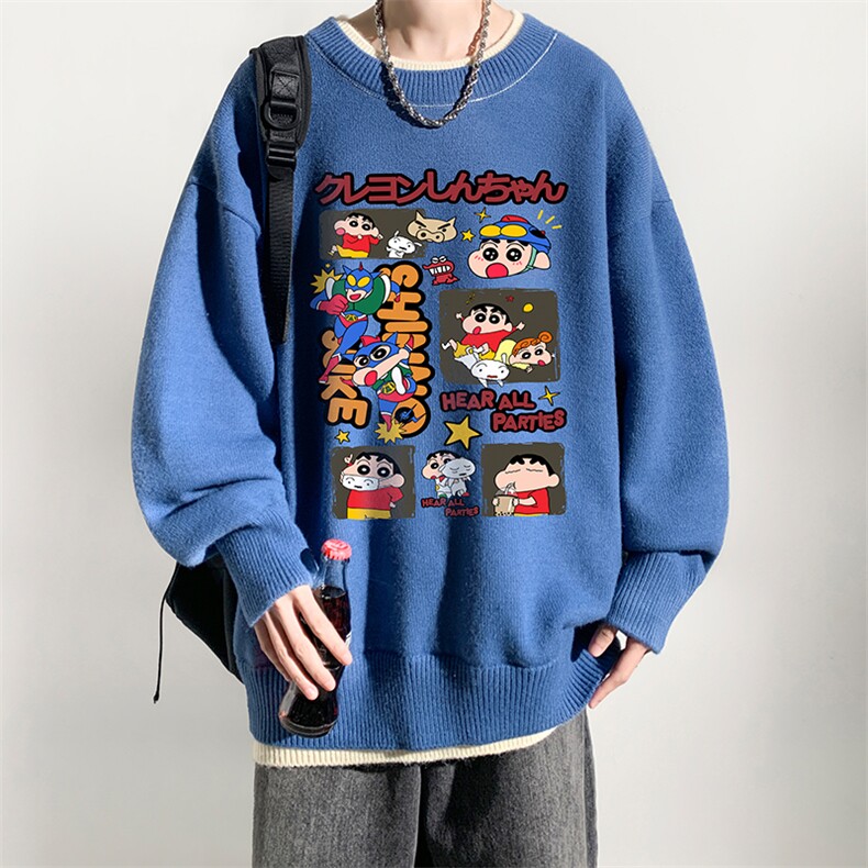 控78假两件毛衣男大码加绒针织衫男毛线衣M80311-P55加绒P70,男装针织衫/毛衣,电商A040