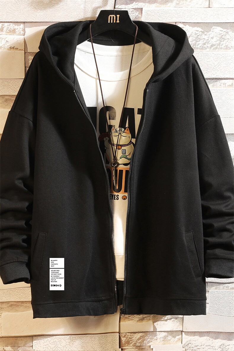 KS21045-P38连帽开衫卫衣男运动外套大码班服砖墙挂拍,男装卫衣,电商A040A