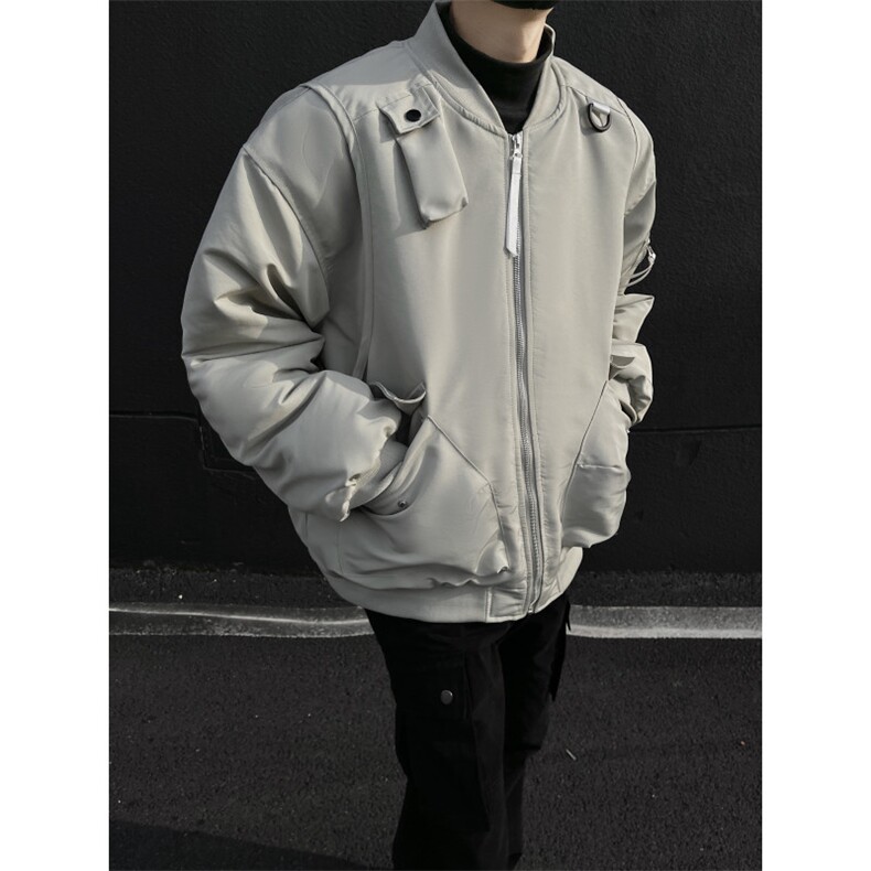 706-1-JK001-P118现货！冬季美式飞行工装夹克男休闲夹棉棒球服,男装夹克,星座706-1